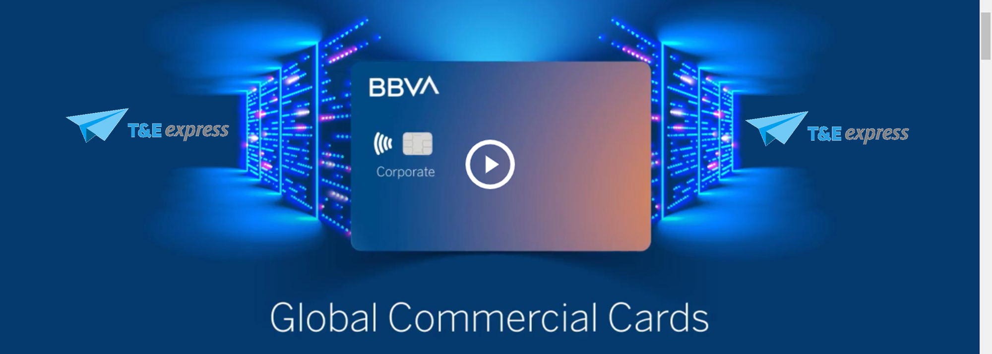 Importante alianza BBVA & T&E Express en gestión de gastos con tarjetas corporativas